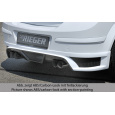 Rieger spoiler pod zadní nárazník pro Opel Astra H 5-dvéř., hatchback, notchback r.v. 03/04-, plast ABS s povrchovou úpravou Carbon-Look, pro dvojité koncovky na obou stranách