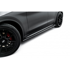 Maxton Design difuzory pod boční prahy ver.2 pro Alfa Romeo Stelvio, černý lesklý plast ABS