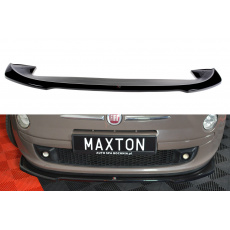 Maxton Design spoiler pod přední nárazník ver.2 pro Fiat 500, Carbon-Look