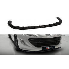 Maxton Design spoiler pod přední nárazník ver.1 pro Peugeot RCZ, černý lesklý plast ABS