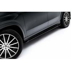 Maxton Design difuzory pod boční prahy ver.2 pro Mercedes GLS X167 /AMG- Line, černý lesklý plast ABS