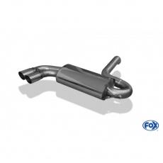 Fox Sportauspuff koncový tlumič výfuku s koncovkou 2x76 Typ 14 pro Audi Urquattro s motorem 2.2 10V Turbo