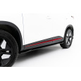 Maxton Design difuzory pod boční prahy pro Omoda 5 Mk1, černý lesklý plast ABS