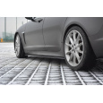 Maxton Design difuzory pod boční prahy pro Jaguar XF Mk1, plast ABS bez povrchové úpravy, Sportbrake S-Pack
