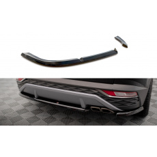 Maxton Design boční difuzory pod zadní nárazník pro Hyundai Tucson Mk4, černý lesklý plast ABS