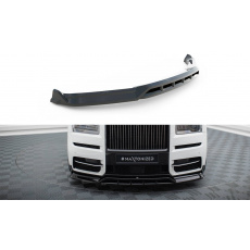 Maxton Design spoiler pod přední nárazník pro Rolls Royce Cullinan, černý lesklý plast ABS