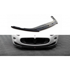 Maxton Design spoiler pod přední nárazník pro Maserati Granturismo, černý lesklý plast ABS