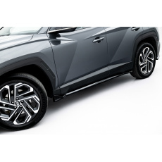 Maxton Design difuzory pod boční prahy pro Hyundai Tucson Mk4 Facelift, černý lesklý plast ABS