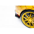 Maxton Design "Racing durability" difuzory pod zad. nárazník s křidélky pro Volkswagen Golf GTI Mk8, plast ABS bez povrchové úpravy, Clubsport, s červenou linkou