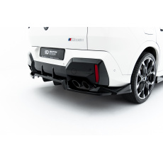 Maxton Design spoiler pod zadní nárazník s žebrováním pro BMW X2 U10, černý lesklý plast ABS, M35i