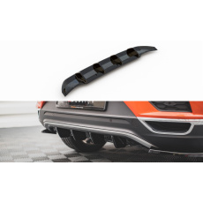 Maxton Design vložka zadního nárazníku pro Volkswagen T-roc Mk1, Carbon-Look