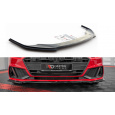 Maxton Design spoiler pod přední nárazník ver.1 pro Audi A7 C8 S-Line, carbon-Look