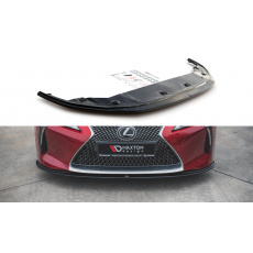 Maxton Design spoiler pod přední nárazník ver.2 pro Lexus LC, černý lesklý plast ABS