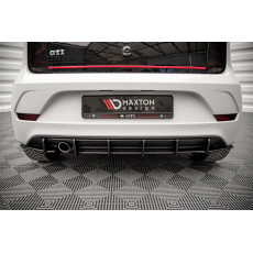 Maxton Design "Racing durability" zadní difuzor pro Volkswagen UP GTI, plast ABS bez povrchové úpravy, s červenou linkou