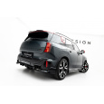 Maxton Design spoiler pod zadní nárazník s žebrováním pro Mini Countryman JCW U25, černý lesklý plast ABS