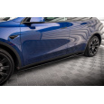 Maxton Design difuzory pod boční prahy pro Tesla Model Y, černý lesklý plast ABS