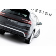 Maxton Design spoiler pod zadní nárazník s žebrováním pro Škoda Kodiaq Mk2, černý lesklý plast ABS