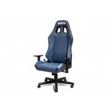 Sparco Coach herní / kancelářská židle, barva: modro-šedá