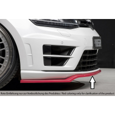 Rieger lipa pod přední nárazník pouze pro R / R-Line pro Volkswagen Golf 7 vč. R 3-dvéř., 5-dvéř. před faceliftem, 10/12-12/16, 12/13-12/16, plast ABS bez povrchové úpravy
