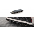 Maxton Design středový spoiler pod zadní nárazník s žebrováním pro Volkswagen T-roc R Mk1, carbon-Look