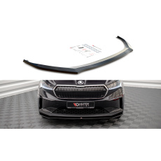 Maxton Design spoiler pod přední nárazník ver.1 pro Škoda Enyaq iV Mk1, Carbon-Look