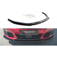 Maxton Design spoiler pod přední nárazník ver.2 pro Peugeot 308 Mk 2 GT, černý lesklý plast ABS