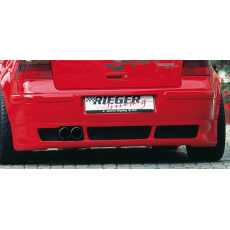 Rieger spoiler pod zadní nárazník pro Volkswagen Golf 4 1J  r.v. 10/97-03, plast ABS bez povrchové úpravy, mimo cabrio
