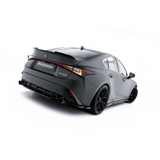 Maxton Design vložka zadního nárazníku pro Lexus IS 500 Mk3 Facelift 2 (XE30), černý lesklý plast ABS