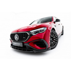 Maxton Design spoiler pod přední nárazník pro Mercedes třída E W214/AMG 53, černý lesklý plast ABS, Sedan / Estate