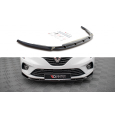 Maxton Design spoiler pod přední nárazník ver.2 pro Renault Clio Mk5, Carbon-Look