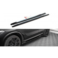 Maxton Design difuzory pod boční prahy pro BMW X5 M G05, černý lesklý plast ABS