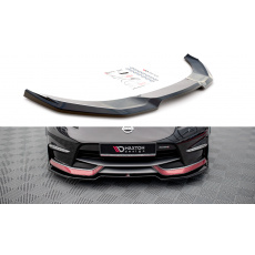 Maxton Design spoiler pod přední nárazník ver.3 pro Nissan 370Z Nismo, Carbon-Look