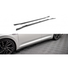 Maxton Design "Street Pro" difuzory pod boční prahy ver.2 pro Volkswagen Arteon R, plast ABS bez povrchové úpravy