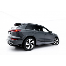 Maxton Design difuzory pod boční prahy pro Audi SQ6 e-tron Mk1 SUV, černý lesklý plast ABS, vč. Sportback