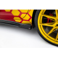 Maxton Design křidélka bočních difuzorů pro Volkswagen Golf R-Line Mk8, Mk8 Facelift, černý lesklý plast ABS