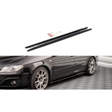 Maxton Design difuzory pod boční prahy pro Seat Exeo, Carbon-Look