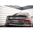 Maxton Design prodloužení spoileru pro Audi A3 8Y, černý lesklý plast ABS, Sedan vč. S-Line