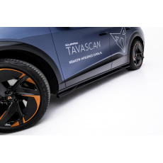 Maxton Design difuzory pod boční prahy pro Cupra Tavascan Mk1, černý lesklý plast ABS