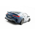 Maxton Design spoiler pod zadní nárazník s žebrováním pro BMW řada 8 Gran Coupe/G16, černý lesklý plast ABS