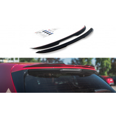 Maxton Design prodloužení spoileru pro Peugeot 308 Mk 2 GT, černý lesklý plast ABS
