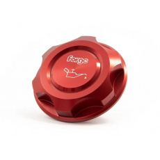 Forge Motorsport hliníkové víčko oleje pro Nissan GTR R35, provedení: červená