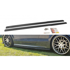 Maxton Design difuzory pod boční prahy pro Audi TT S Mk2 (8J), černý lesklý plast ABS