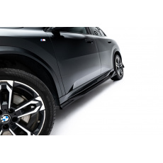 Maxton Design difuzory pod boční prahy pro BMW X2 U10, černý lesklý plast ABS, M-Pack