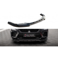 Maxton Design spoiler pod přední nárazník pro BMW X6 M F96, černý lesklý plast ABS