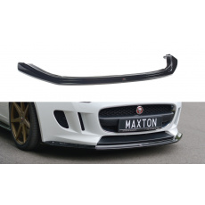 Maxton Design spoiler pod přední nárazník ver.1 pro Jaguar F-type, černý lesklý plast ABS