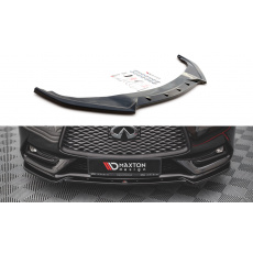 Maxton Design spoiler pod přední nárazník pro Infiniti Q60 Mk2, černý lesklý plast ABS