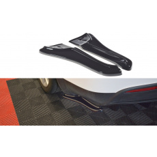Maxton Design boční difuzory pod zadní nárazník ver.1 pro Tesla Model X, Carbon-Look