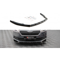 Maxton Design spoiler pod přední nárazník pro Škoda Fabia MK3 Facelift, plast ABS bez povrchové úpravy