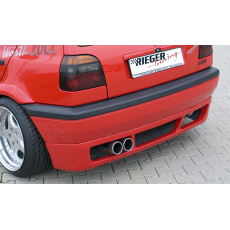 Rieger spoiler pod zadní nárazník pro Volkswagen Golf 3 3-dvéř., 5-dvéř., kabriolet r.v. 08/91-09/97, plast ABS bez povrchové úpravy