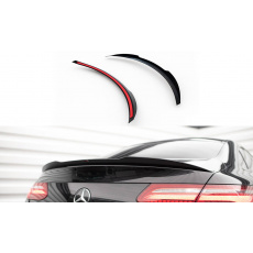 Maxton Design prodloužení spoileru pro Mercedes třída E W213/Coupe (C238)/AMG-Line, černý lesklý plast ABS
